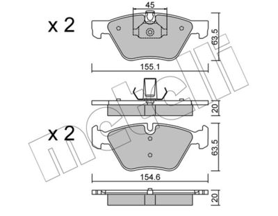 SET PLACUTE FRANA FRANA DISC METELLI 2205573