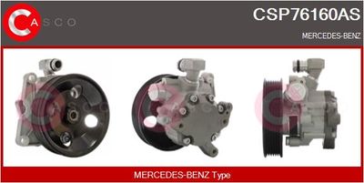 Гидравлический насос, рулевое управление CASCO CSP76160AS для MERCEDES-BENZ R-CLASS