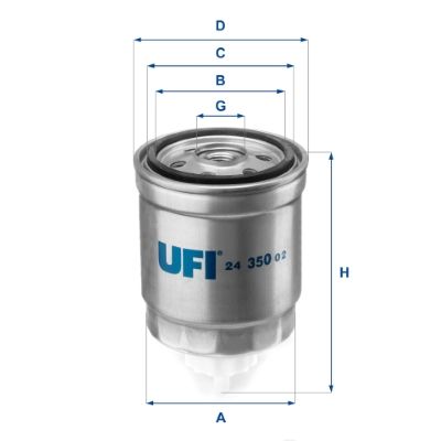 Filtr paliwa UFI 24.350.02 produkt