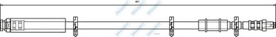 APEC Brake Hose BHO4040