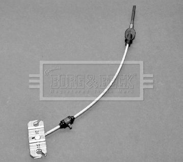 Тросик, cтояночный тормоз BORG & BECK BKB1700 для MAZDA MX-5
