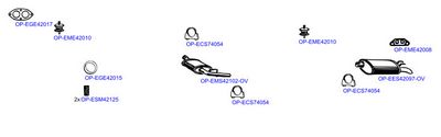 Изпускателна система OPTIMAL OP-EXSRN424