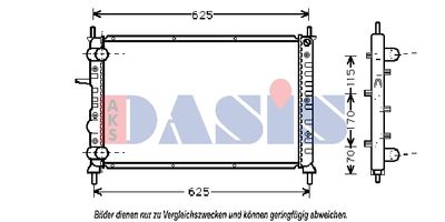 AKS DASIS 080047N Крышка радиатора  для FIAT MULTIPLA (Фиат Мултипла)
