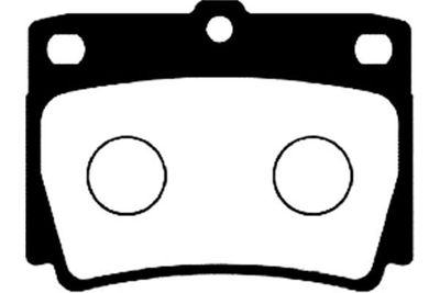 Kavo Parts Stabdžių trinkelių rinkinys, diskinis stabdys