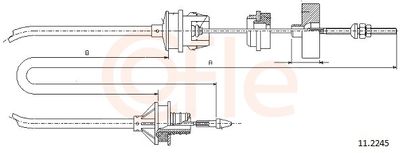 Cable Pull, clutch control 11.2245