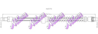 Тормозной шланг KAWE H6578 для RENAULT MASTER