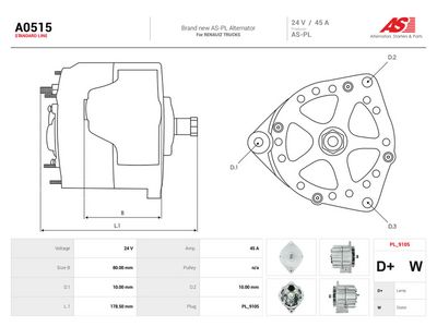 generátor AS-PL A0515