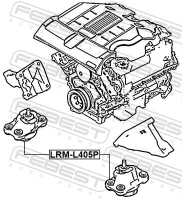 SUPORT MOTOR FEBEST LRML405P 1