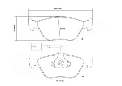 SET PLACUTE FRANA DE PERFORMANTA BREMBO 07B31429 2