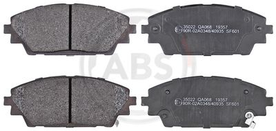 Комплект тормозных колодок, дисковый тормоз A.B.S. 35022 для MAZDA CX-3