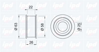 ROLA INTINZATOR CUREA DISTRIBUTIE IPD 140951 1