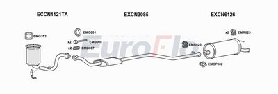 Układ wydechowy EUROFLO CNXSAP166004