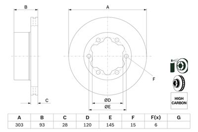 Brake Disc 0 986 479 296