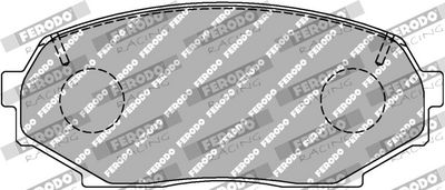 BREMSBELAGSATZ SCHEIBENBREMSE FERODO RACING FDS653 1