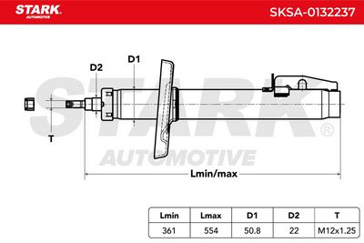 амортисьор STARK SKSA-0132237