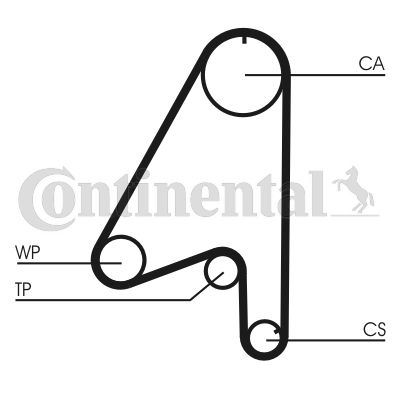 CONTINENTAL CTAM CT806 Ремень ГРМ  для ROVER 800 (Ровер 800)