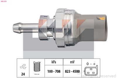 Czujnik, ciśnienie spalin KW 480029