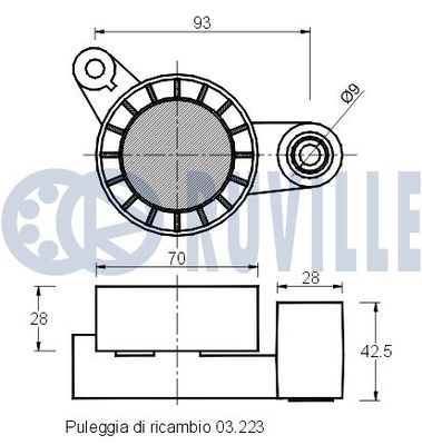 INTINZATOR CUREA CUREA DISTRIBUTIE RUVILLE 540613 1