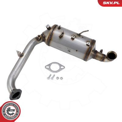 Sot-/partikelfilter, avgassystem ESEN SKV 62SKV529