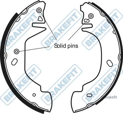 APEC Brake Shoe Set BSH1098