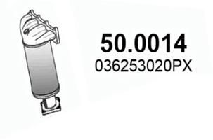 Катализатор ASSO 50.0014 для VW CADDY