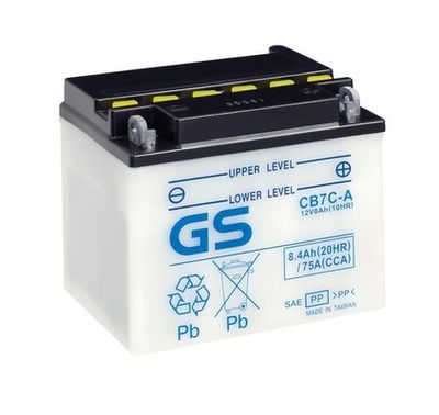 Стартерная аккумуляторная батарея GS GS-CB7C-A для YAMAHA TW