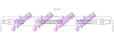 спирачен маркуч KAWE H6022