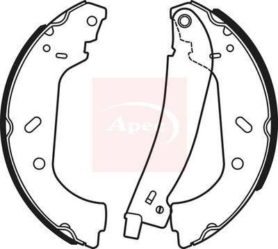 APEC Brake Shoe Set SHU768