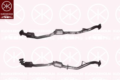 KLOKKERHOLM 67128601 Каталізатор  для SUBARU OUTBACK (Субару Оутбакk)