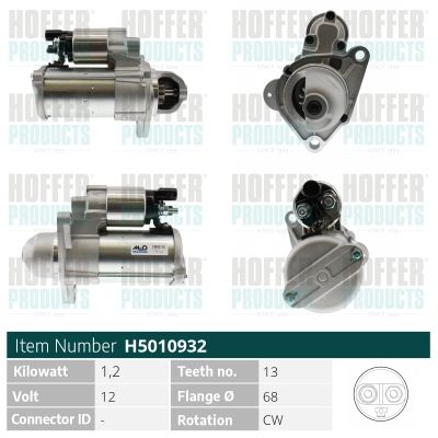 стартер HOFFER H5010932