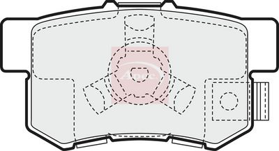 APEC Brake Pad Set, disc brake PAD1457