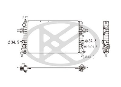 Radiator, racire motor Koyorad PL462620