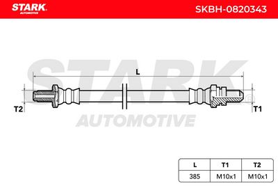 спирачен маркуч STARK SKBH-0820343