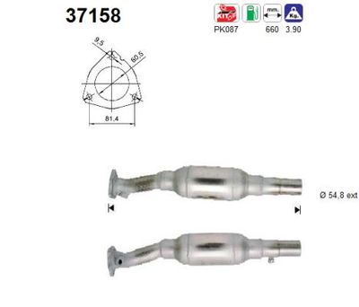 AS 37158 Катализатор для VW PASSAT B3/B4 Variant (3A5, 35I)