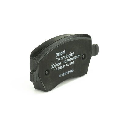 BREMSBELAGSATZ SCHEIBENBREMSE DELPHI LP3551 33