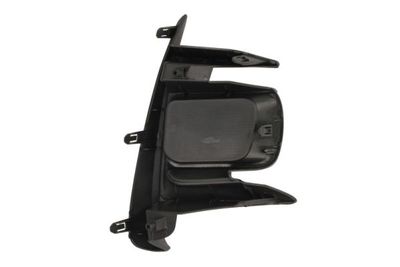 Voorbumper afdekking Voor Links (plastic, zwart) past: TOYOTA SIENNA 06.17-03.20