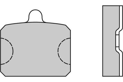 Комплект тормозных колодок, дисковый тормоз E.T.F. 12-0126 для SKODA 105,120