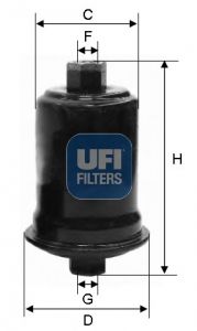 Топливный фильтр UFI 31.556.00 для HYUNDAI XG