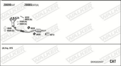 SISTEM DE ESAPAMENT WALKER SKK022947