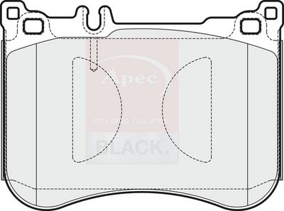 APEC Brake Pad Set, disc brake PAD1927B