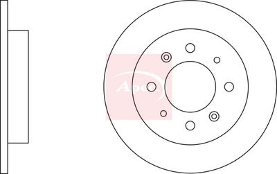 APEC Brake Disc DSK2296