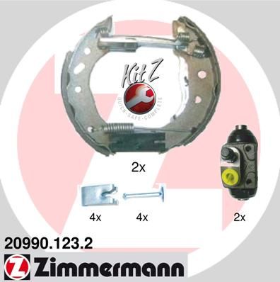 ZIMMERMANN Bremsbackensatz KIT Z (20990.123.2)