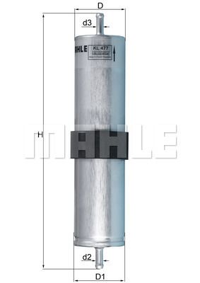 KNECHT KL 477 Паливний фільтр для MINI (Мини)