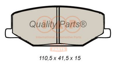 Комплект тормозных колодок, дисковый тормоз IAP QUALITY PARTS 704-16020 для SUZUKI SJ413