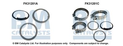 Монтажен комплект, катализатор BM Catalysts FK31201