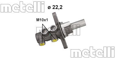 METELLI 05-1193 Ремкомплект главного тормозного цилиндра  для LANCIA YPSILON (Лансиа Псилон)