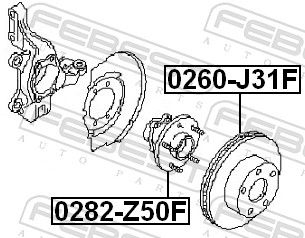 Wheel Hub 0282-Z50F