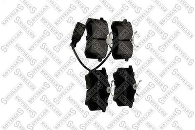 комплект спирачно феродо, дискови спирачки STELLOX 274 051B-SX