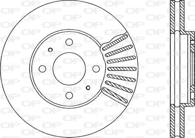 OPEN PARTS BDR1399.20 Тормозные диски для NISSAN SUNNY III Hatchback (N14) 2.0 GTI-R 4x4