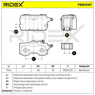 спирачен апарат RIDEX